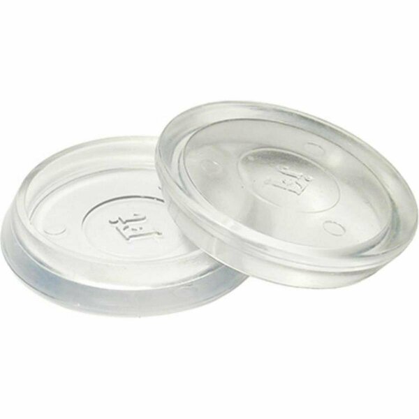 Richelieu America 1.5 in. TruGuard Smooth Round Base Plastic Cups, Clear, 4PK RI570706